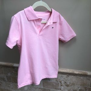 Tommy Hilfiger light pink polo kids size 5